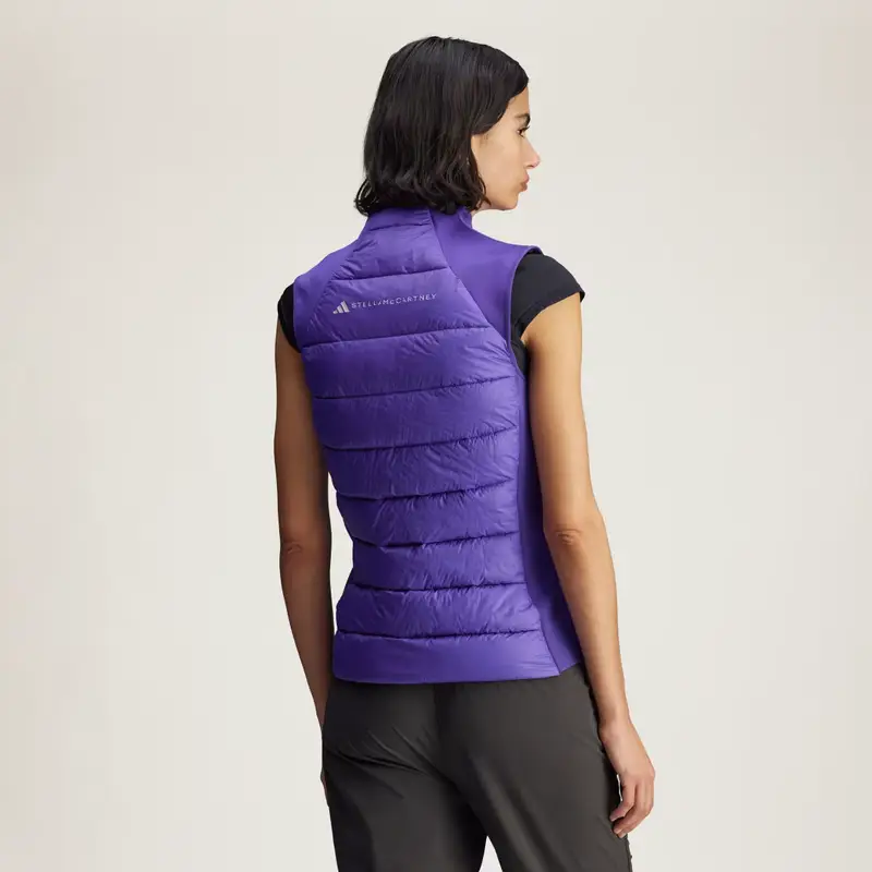 Giacca senza maniche da golf adidas by Stella McCartney TrueNature Alpine Violet miniatura 2