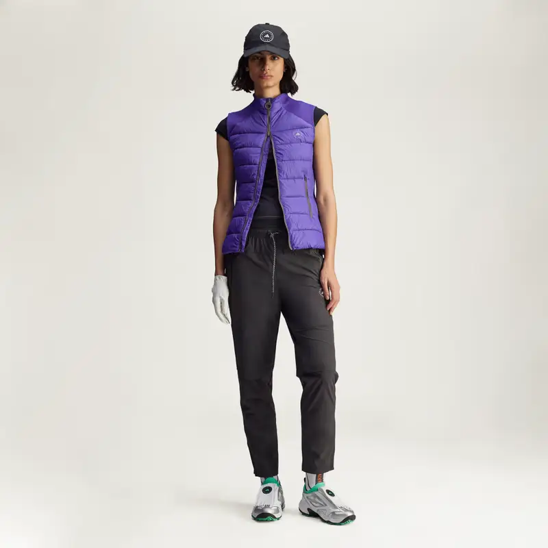 Giacca senza maniche da golf adidas by Stella McCartney TrueNature Alpine Violet miniatura 3