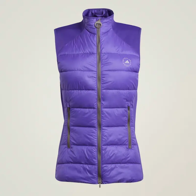 Giacca senza maniche da golf adidas by Stella McCartney TrueNature Alpine Violet miniatura 4