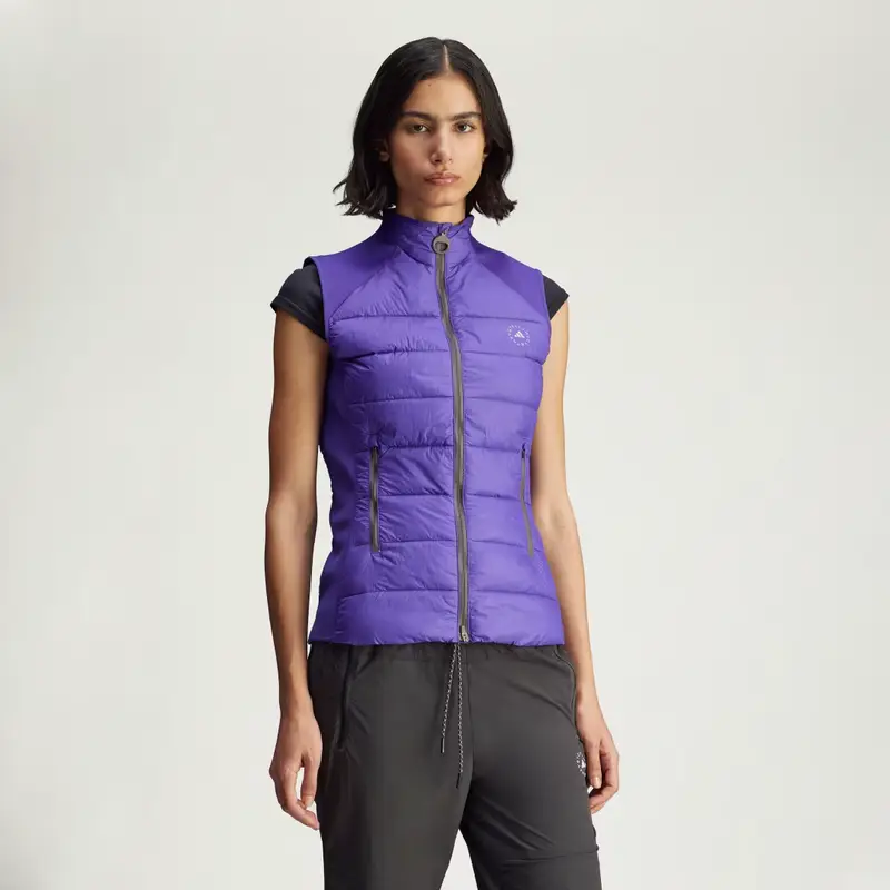 Giacca senza maniche da golf adidas by Stella McCartney TrueNature Alpine Violet