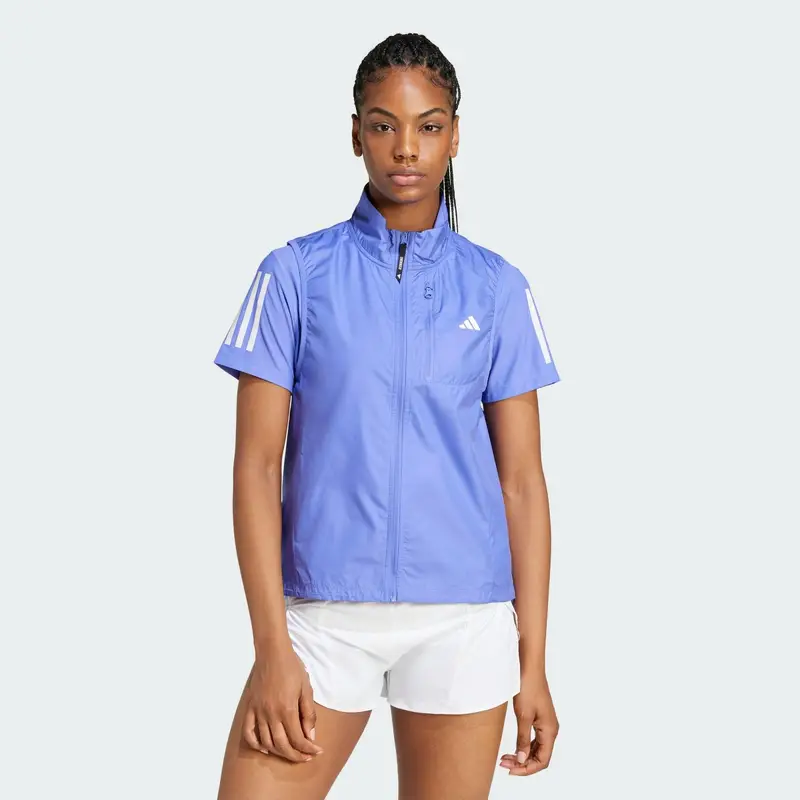 Giacca senza maniche Own the Run | Adidas Blu