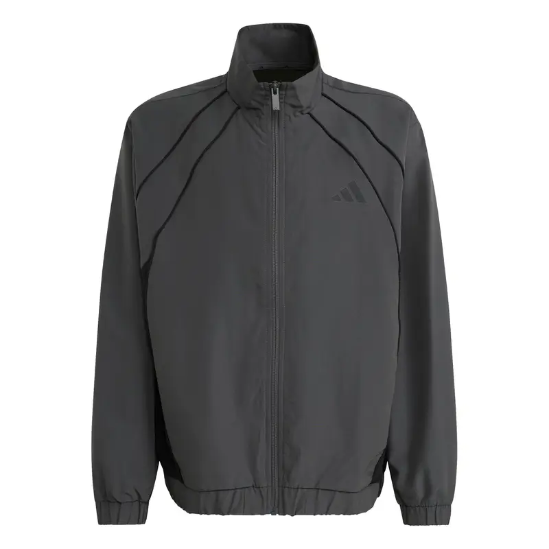 Giacca sportiva a blocchi di colore per bambini adidas Gris