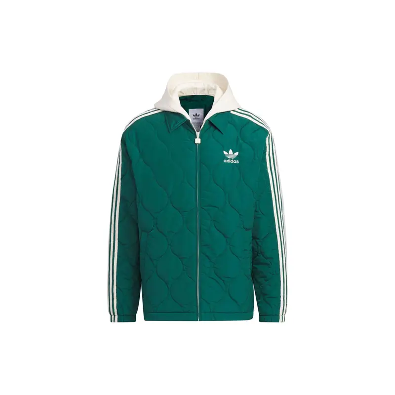 Giacca Sportiva Classica Adidas Originals da Uomo Giacca Verde Foresta IW6285 XL