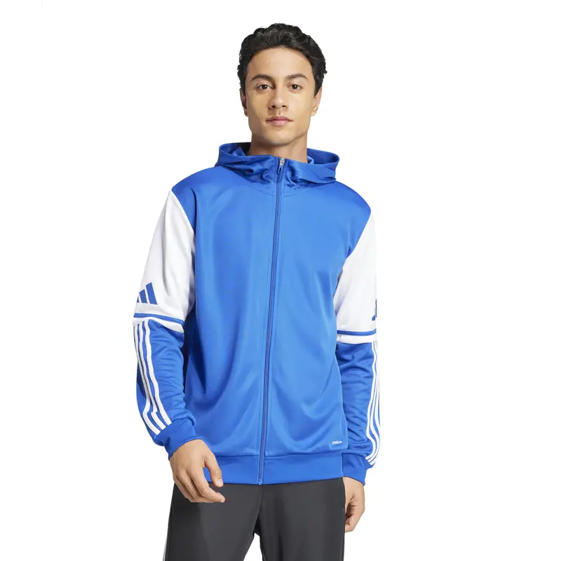 Giacca sportiva con cappuccio adidas Squadra25 Bleu