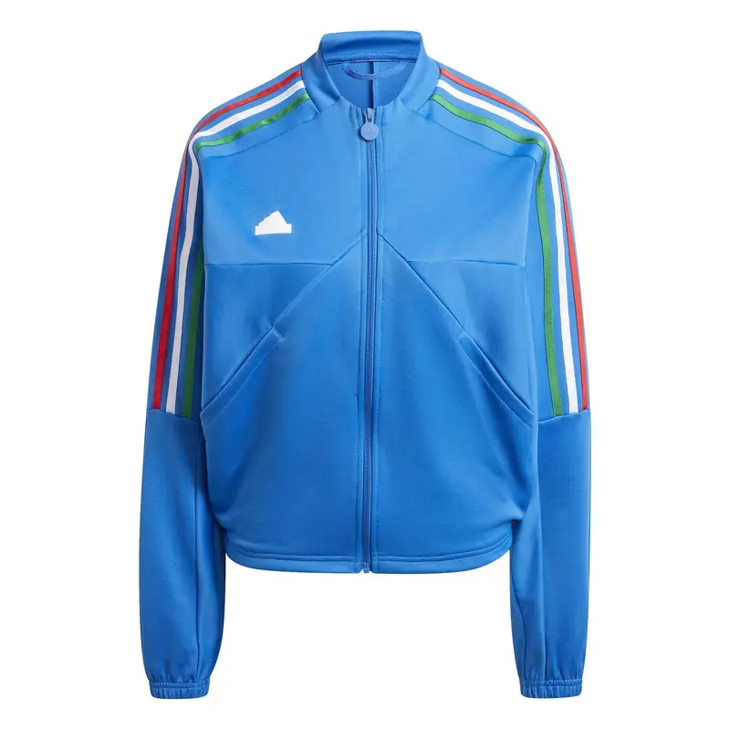 Giacca sportiva da donna adidas Tiro Cut 3-Stripes Bleu