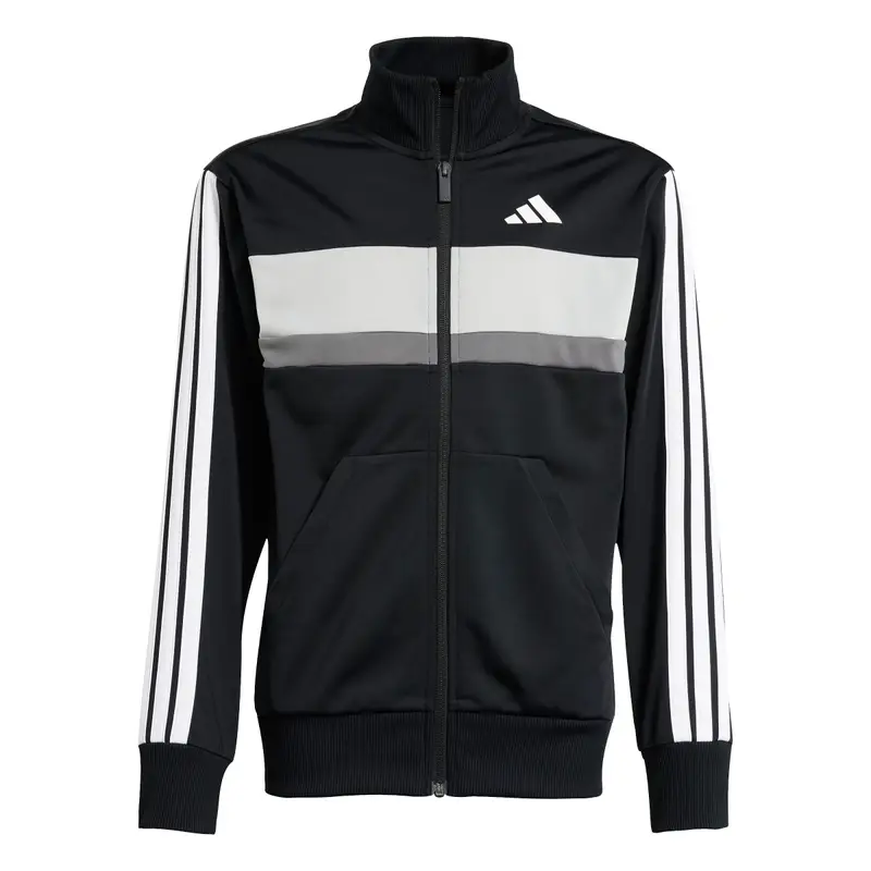 Giacca sportiva per bambini adidas Essentials Tiberio 3-Stripes Noir