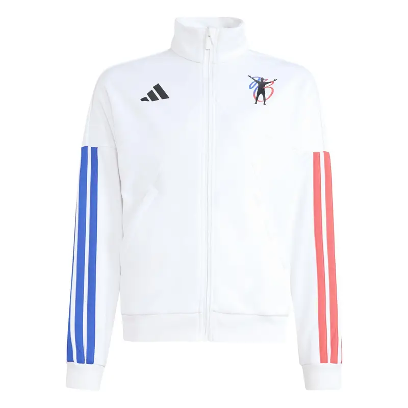 Giacca sportiva per bambini adidas Hot Ttop Blanc