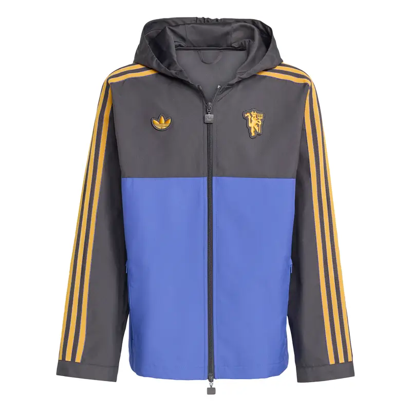 Giacca sportiva per bambini Manchester United Icon 2025/26 Noir