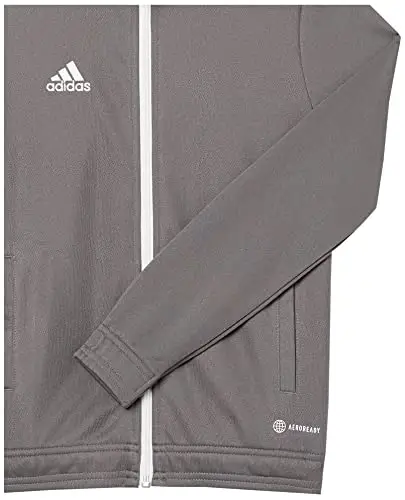 adidas Giacca sportiva unisex Entrada 22, Grigio Team, L miniatura 2