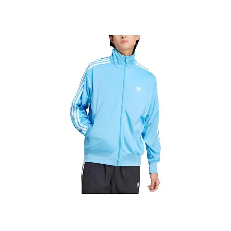 Giacca Sportiva Vintage Adidas Fbird Giacca Uomo Azzurro Chiaro IR9909 XL miniatura 2