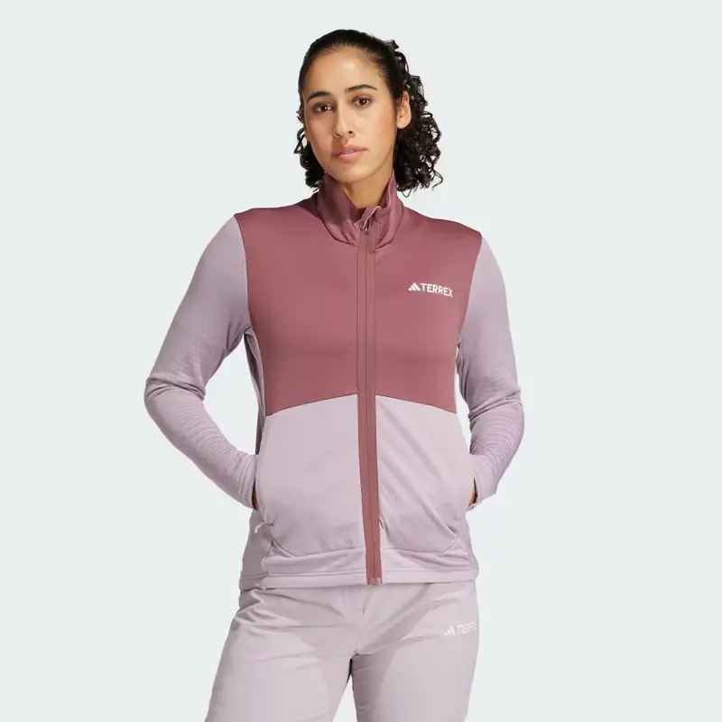 Giacca Terrex Multi Light Fleece Full-Zip Preloved Fig