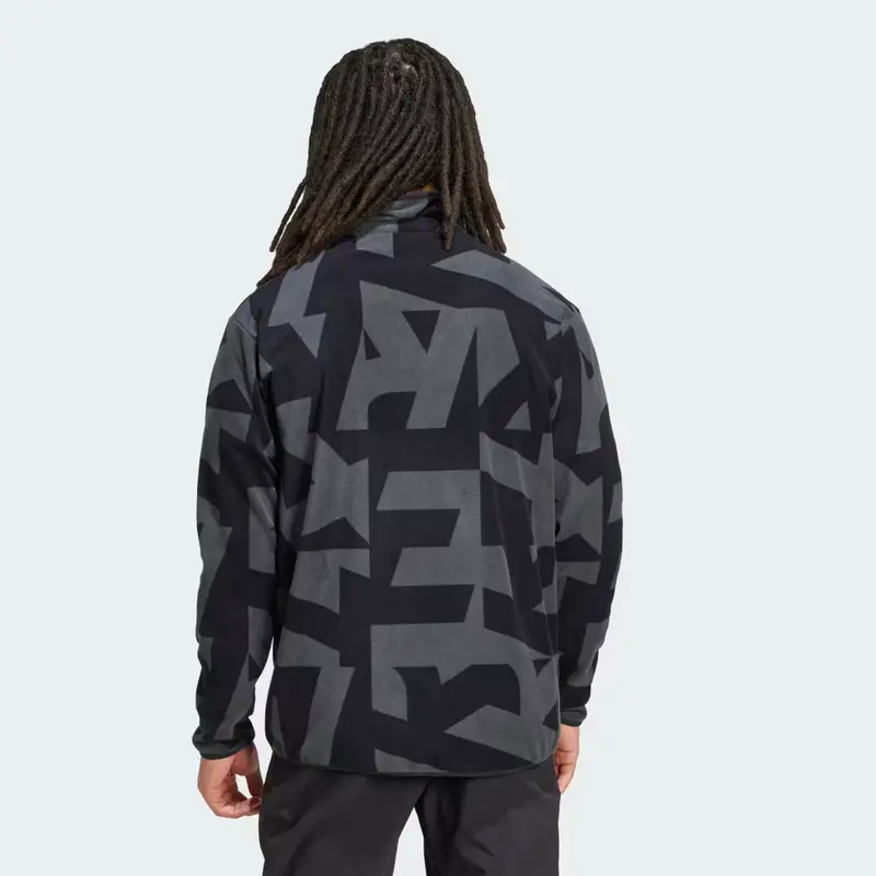 Giacca Terrex Multi Printed Full-Zip Fleece Black miniatura 2
