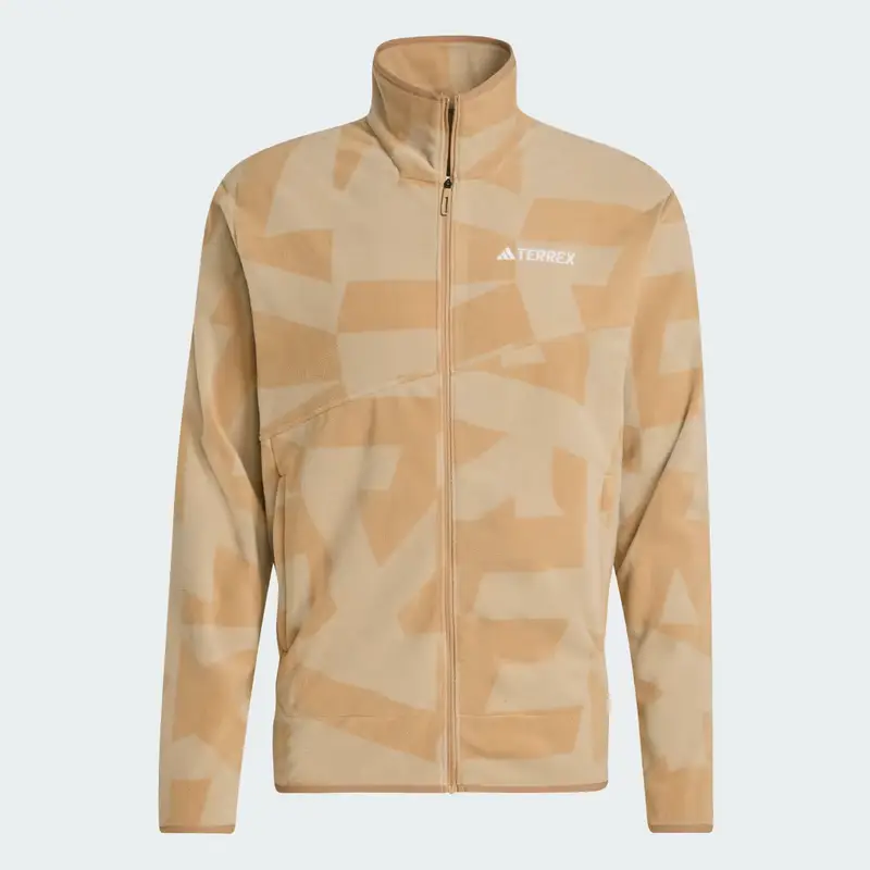 Giacca Terrex Multi Printed Full-Zip Fleece Cardboard miniatura 4