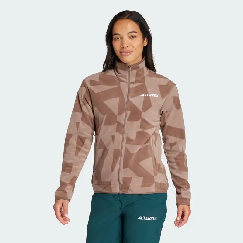 Giacca Terrex Multi Printed Full-Zip Fleece Earth Strata