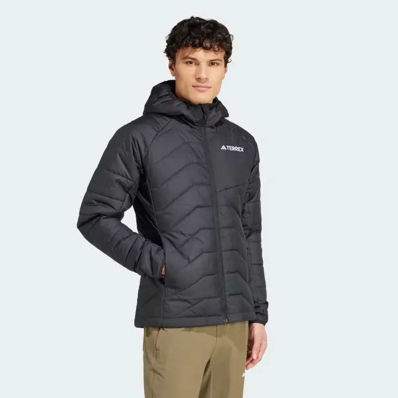 Giacca Terrex Multi Synthetic Insulated Hooded Black miniatura 3