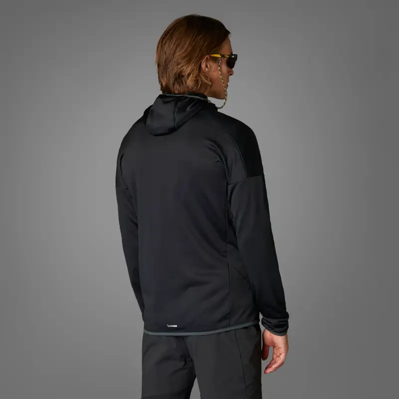Giacca Terrex Xperior CLIMAWARM Light Fleece Hooded Black miniatura 2