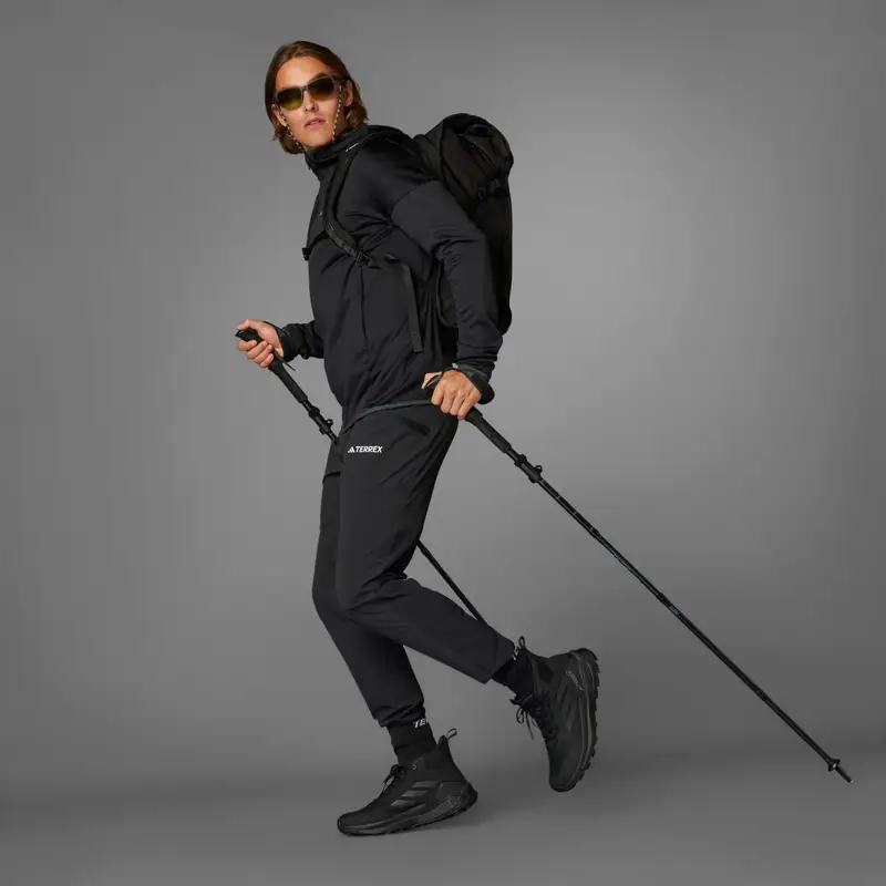 Giacca Terrex Xperior CLIMAWARM Light Fleece Hooded Black miniatura 3