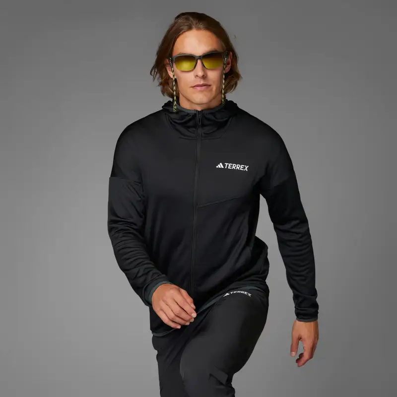 Giacca Terrex Xperior CLIMAWARM Light Fleece Hooded Black