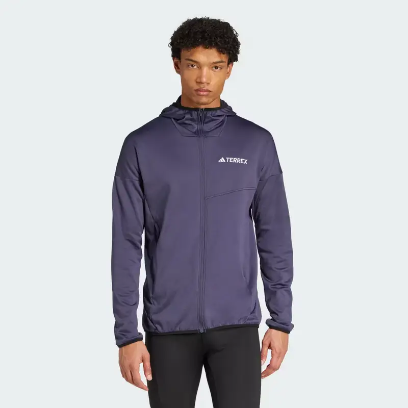 Giacca Terrex Xperior CLIMAWARM Light Fleece Hooded Shadow Navy