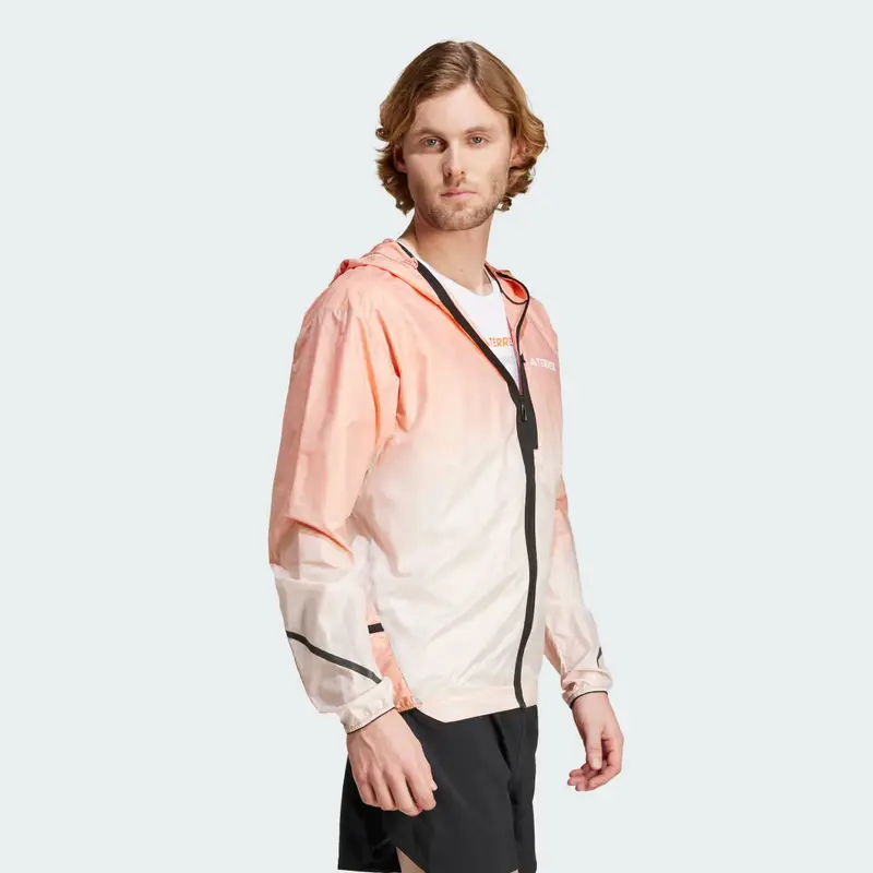 Giacca Terrex Xperior Light Windweave Semi Impact Orange miniatura 3