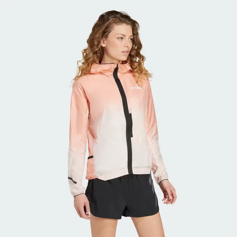 Giacca Terrex Xperior Light Windweave Semi Impact Orange miniatura 3