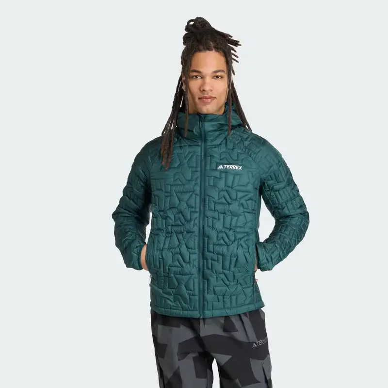 Giacca Terrex Xperior PrimaLoft Loose Fill Insulated Hooded Aurora Ivy