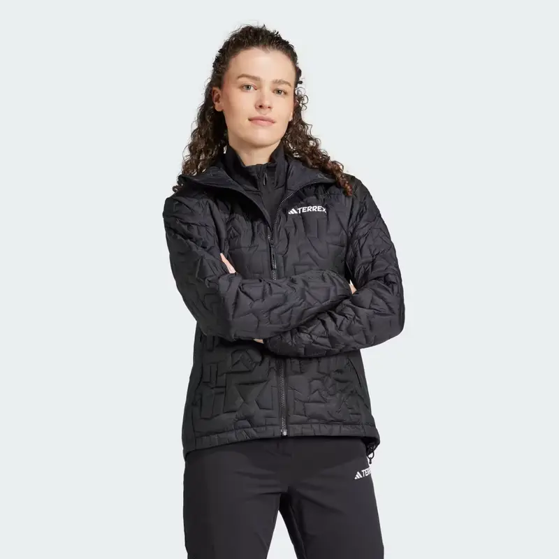 Giacca Terrex Xperior PrimaLoft Loose Fill Insulated Hooded Black miniatura 3