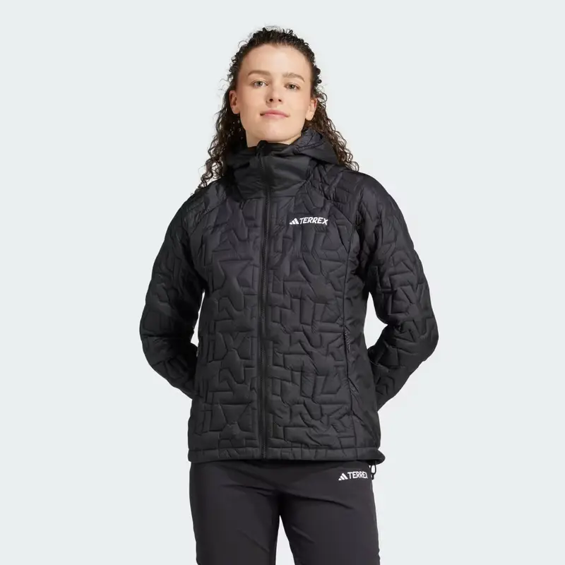 Giacca Terrex Xperior PrimaLoft Loose Fill Insulated Hooded Black