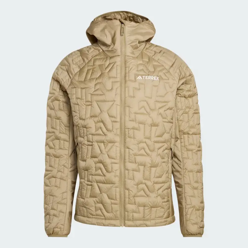 Giacca Terrex Xperior PrimaLoft Loose Fill Insulated Hooded Blanch Cargo miniatura 4