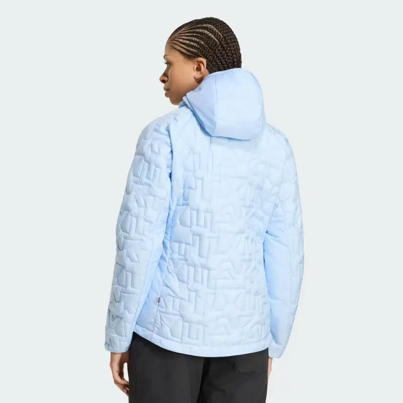 Giacca Terrex Xperior PrimaLoft Loose Fill Insulated Hooded Glow Blue miniatura 2