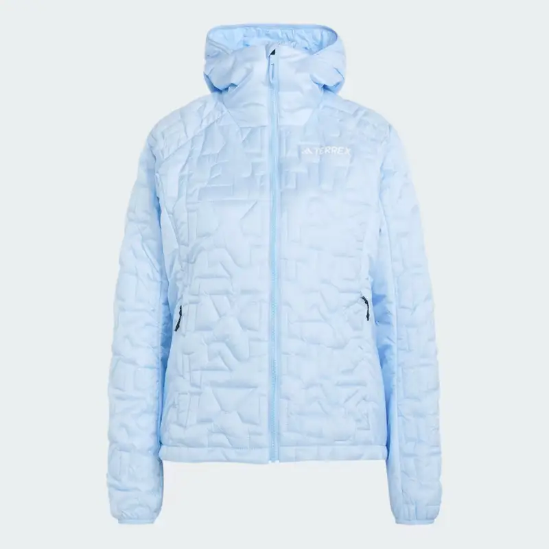 Giacca Terrex Xperior PrimaLoft Loose Fill Insulated Hooded Glow Blue miniatura 4