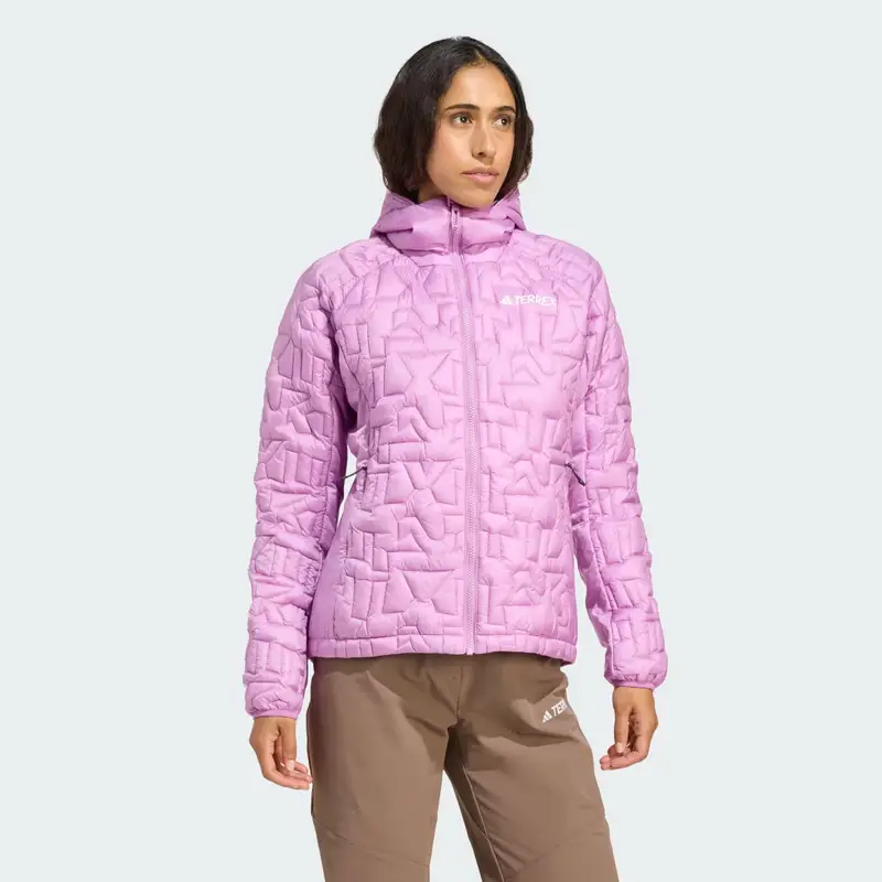 Giacca Terrex Xperior PrimaLoft Loose Fill Insulated Hooded Preloved Purple miniatura 3