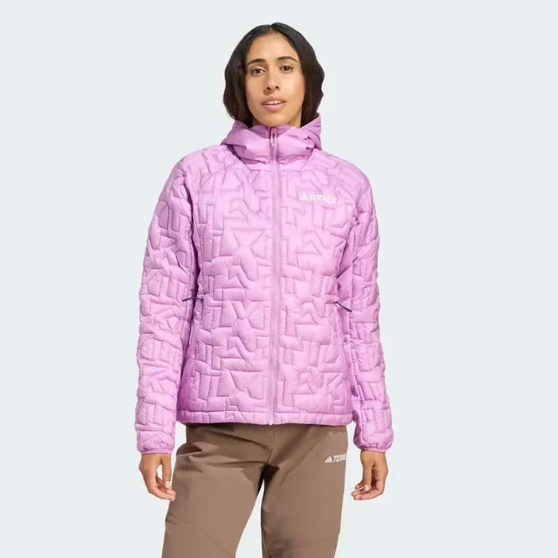 Giacca Terrex Xperior PrimaLoft Loose Fill Insulated Hooded Preloved Purple
