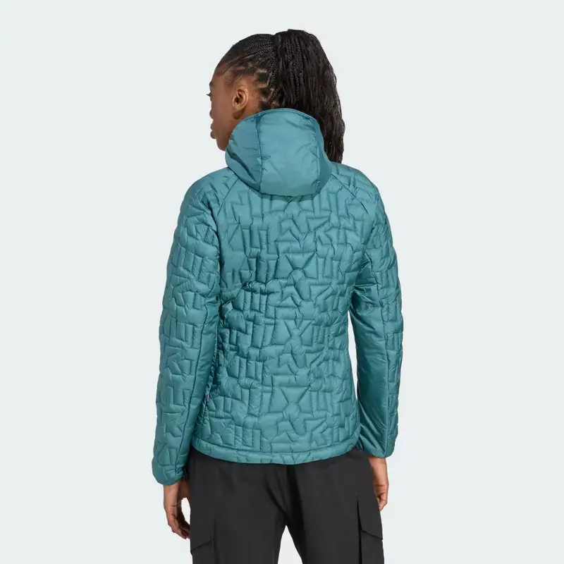 Giacca Terrex Xperior PrimaLoft Loose Fill Insulated Hooded Preloved Teal miniatura 2