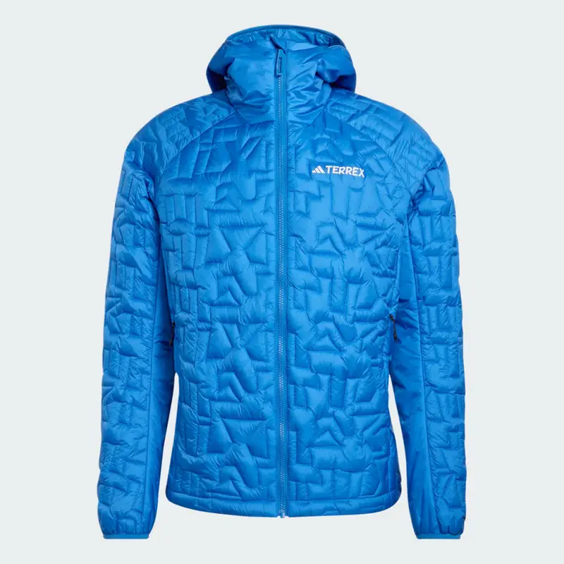 Giacca Terrex Xperior PrimaLoft Loose Fill Insulated Hooded Ray Blue miniatura 4