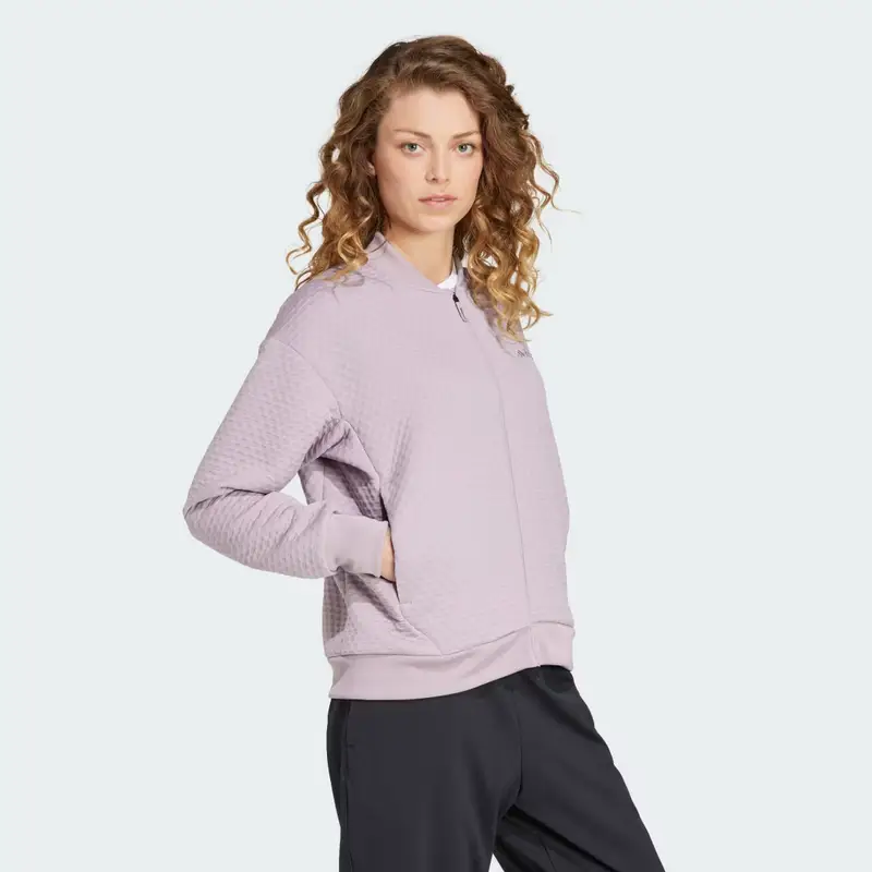 Giacca Terrex Xploric Sweater Preloved Fig miniatura 3