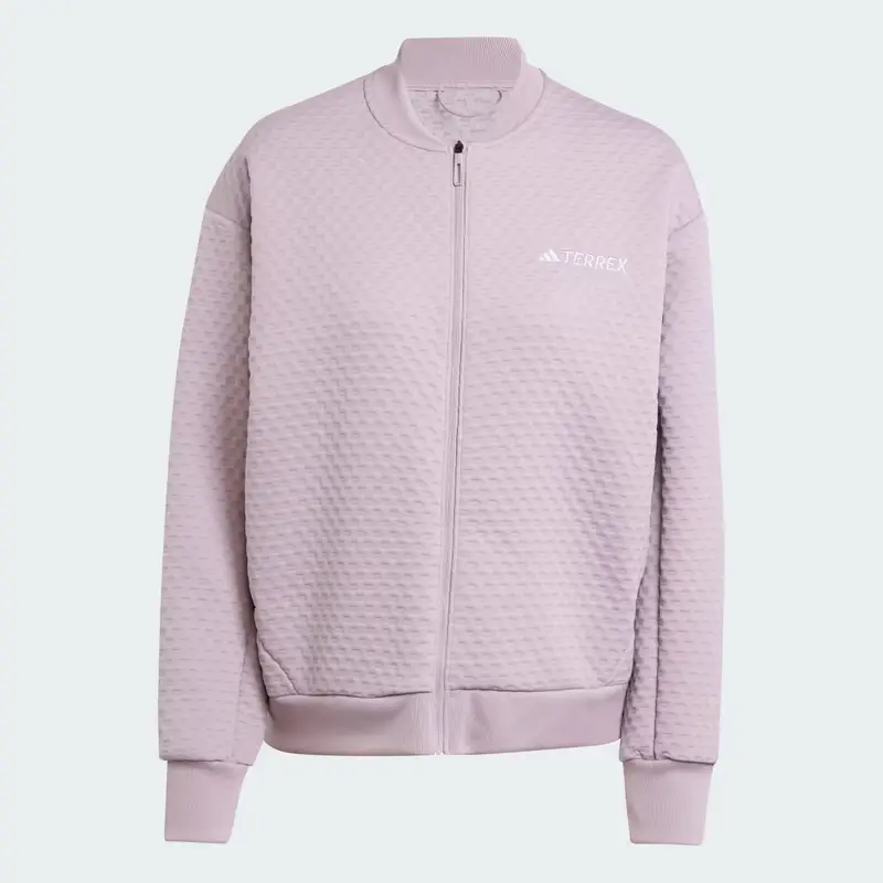 Giacca Terrex Xploric Sweater Preloved Fig miniatura 4