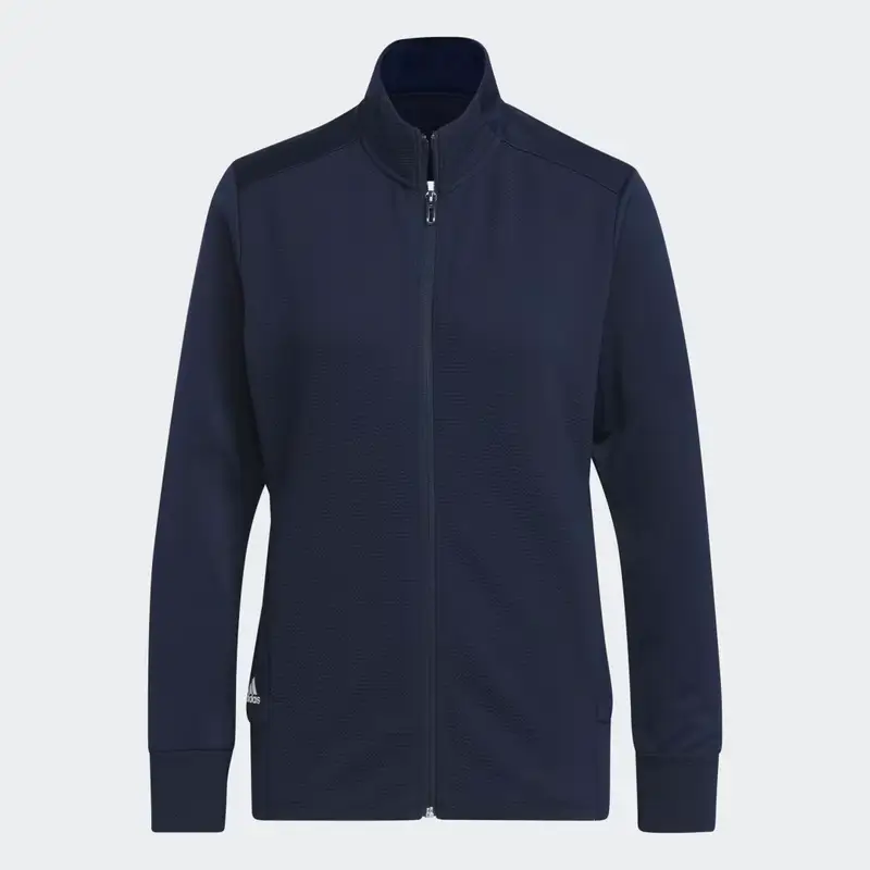 Giacca Textured Full-Zip Collegiate Navy