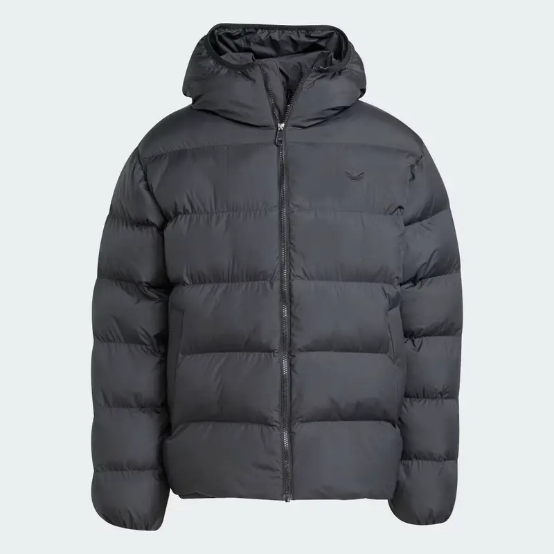 Giacca Tonal Hooded Puffer Black miniatura 4