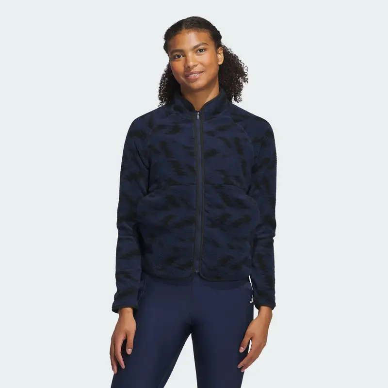 Giacca Ultimate365 Printed Fleece | Adidas Blu navy