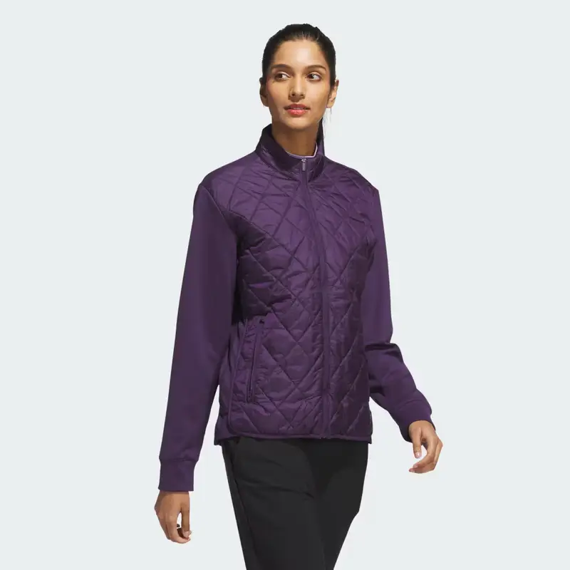 Giacca Ultimate365 Quilted con zip integrale Aurora Plum miniatura 3