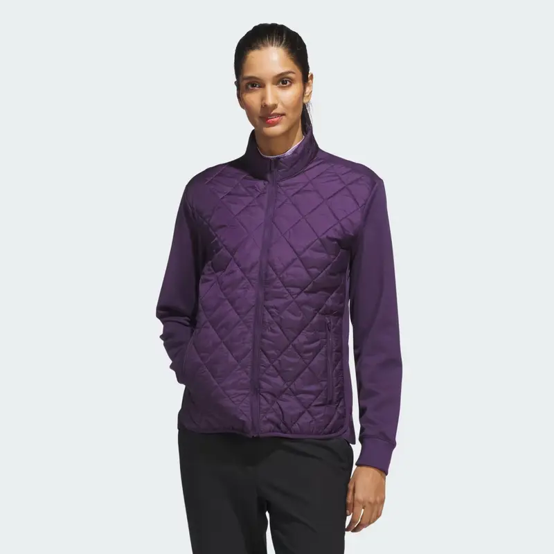 Giacca Ultimate365 Quilted con zip integrale Aurora Plum