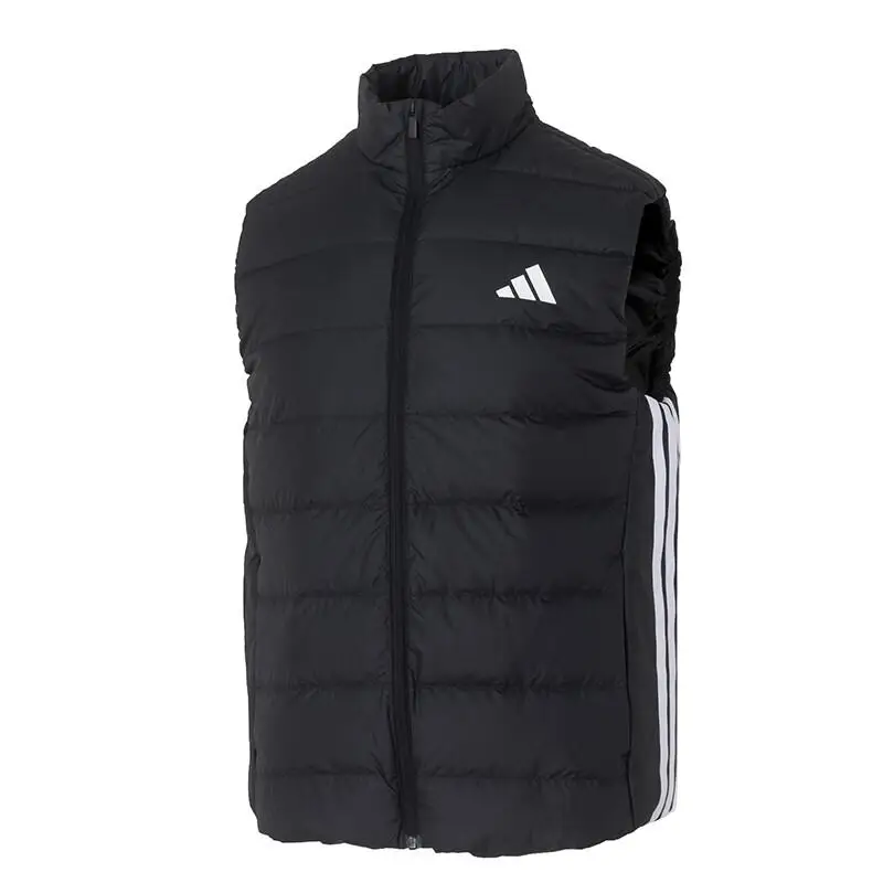 Gilet Imbottito Adidas con 3 Strisce, Collo Alto, Zip, Caldo e Comodo da Uomo KH3984 S