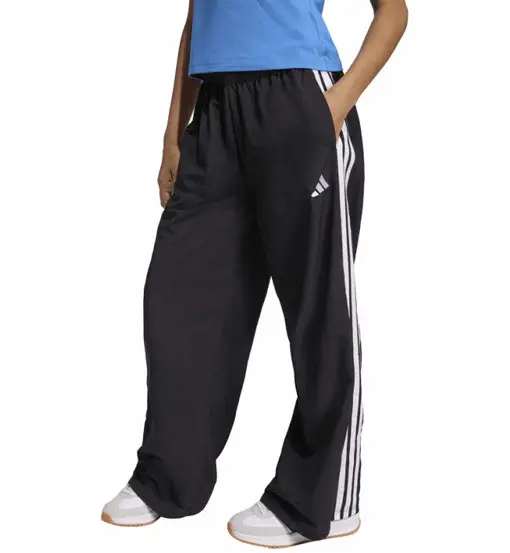 Girls 3 Stripes Woven Jr - pantaloni fitness - donna Black