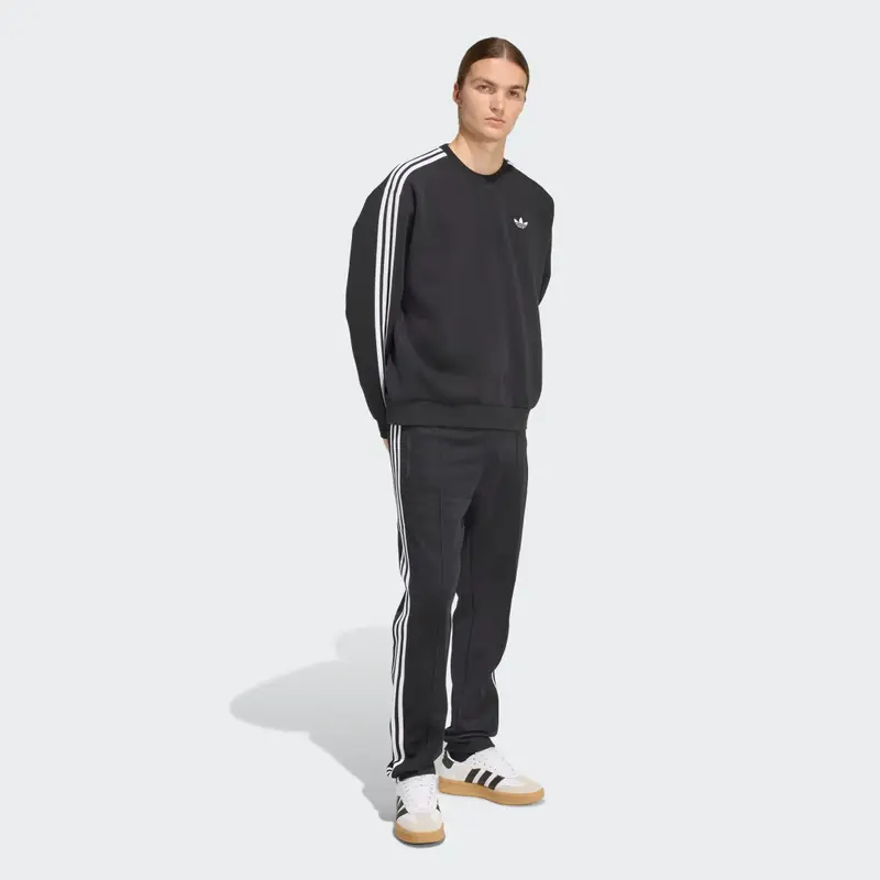 GIROCOLLO OVERSIZE ADICOLOR A 3 STRISCE Black miniatura 3