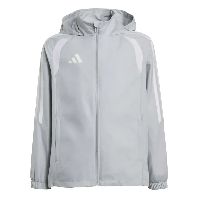 Giubbotto antivento per bambini adidas Tiro 26 League Gris