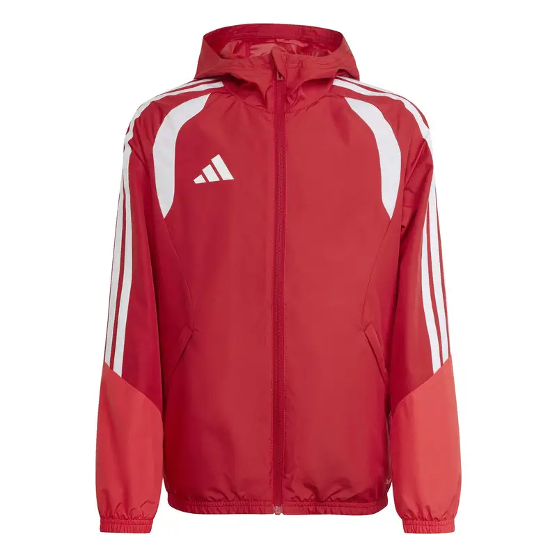 Giubbotto antivento per bambini adidas Tiro 26 Rouge