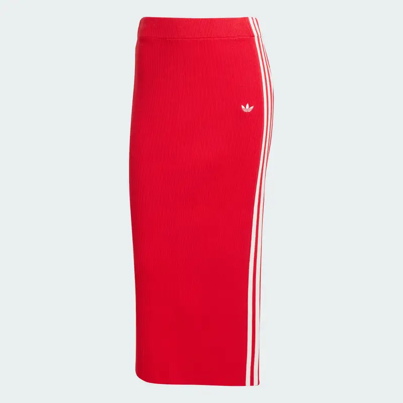 Gonna adicolor Knit 3-Stripes Better Scarlet miniatura 4