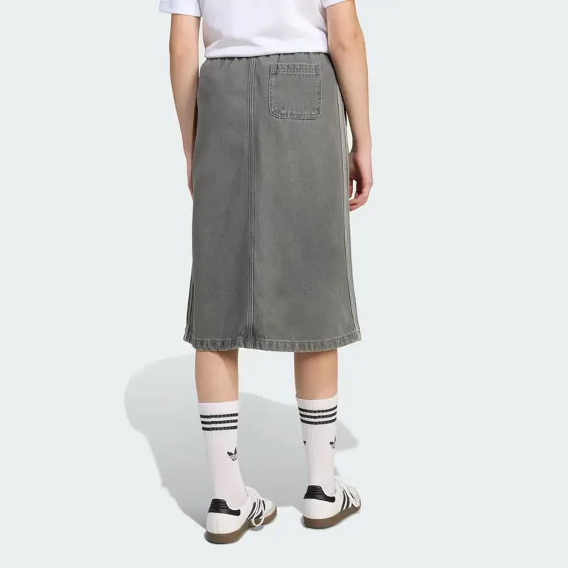 Gonna in denim Grey miniatura 2