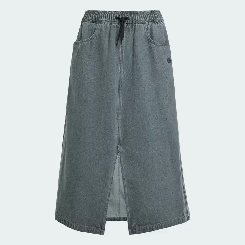 GONNA IN DENIM Washed Grey Denim miniatura 4